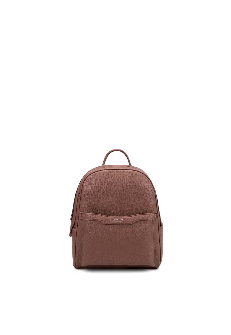 DianaCo Rucsac de piele ecologica - Maro