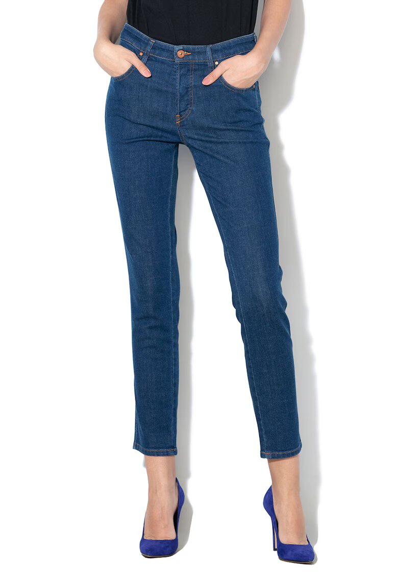 Diesel Blugi skinny cu rupturi decorative Babhila - Albastru
