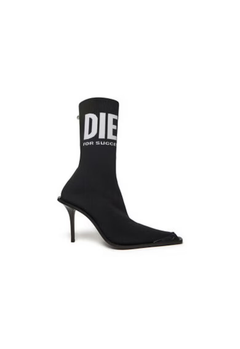 Diesel Botine dama Y03492P3120 - Textil - Negru - Negru