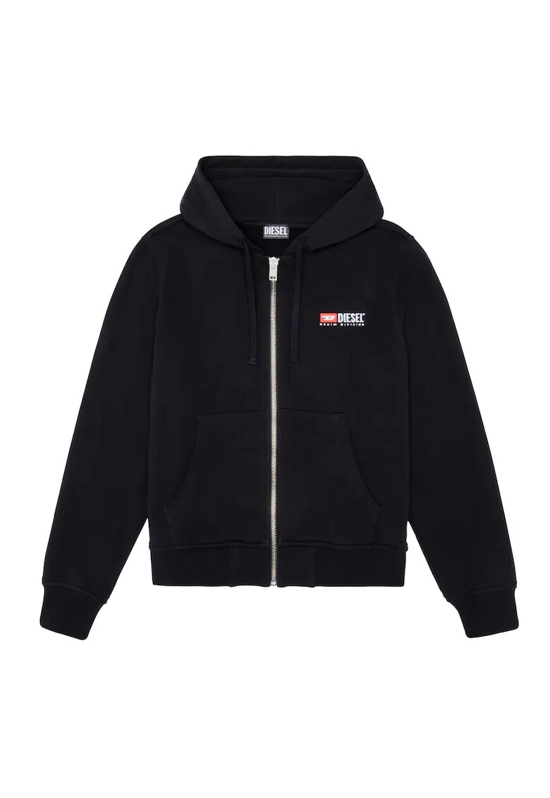 Diesel Hanorac cu fermoar Ginn - Negru