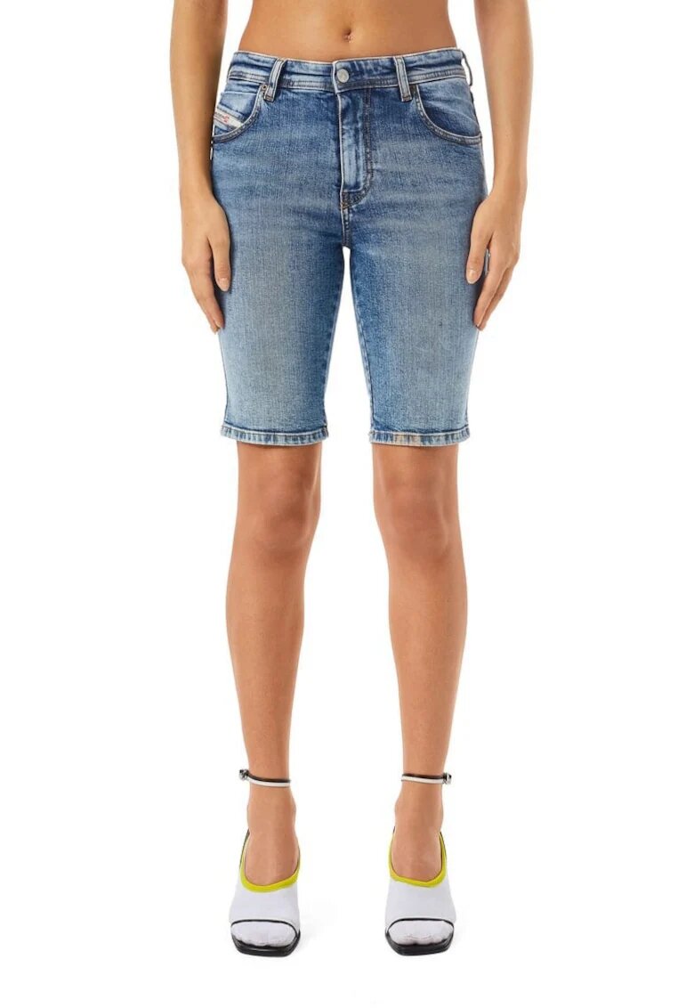 Diesel Pantaloni scurti dama din denim DE-GINNY - Albastru