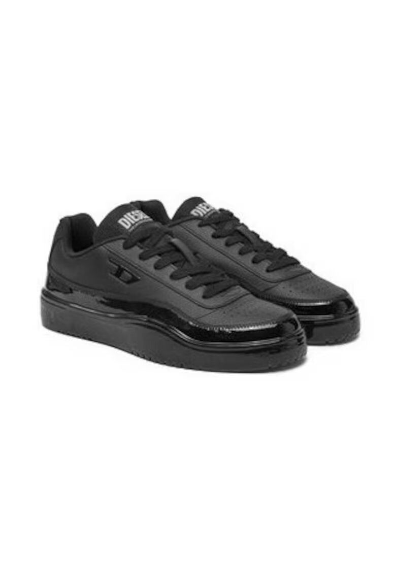 Diesel Pantofi sport barbati 305027672 - Piele naturala - Negru - Negru