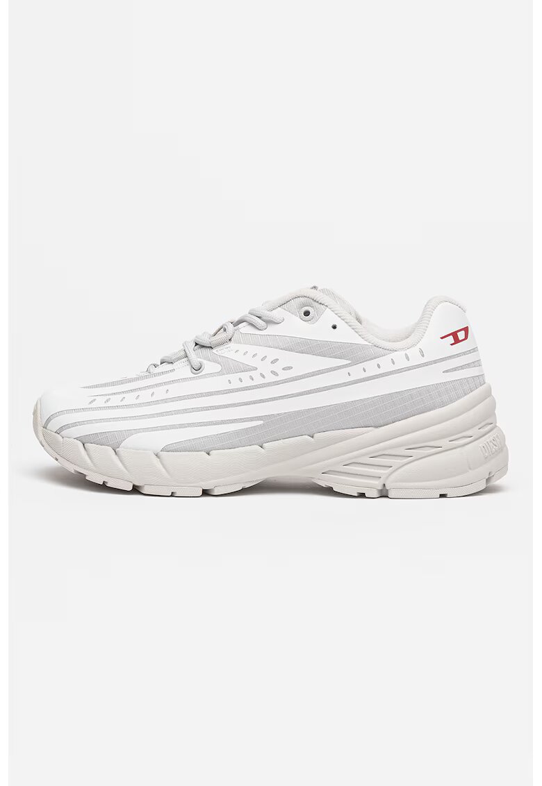 Diesel Pantofi sport cu insertii de plasa Airspeed - Alb/Gri