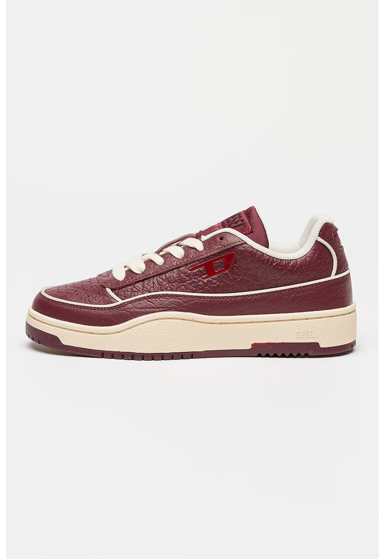 Diesel Pantofi sport low-cut din piele Tracker-D - Ametist
