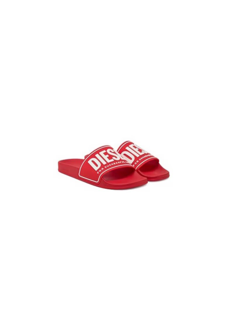 Diesel Papuci barbati 305027764 - Sintetic - 45 EU - Rosu