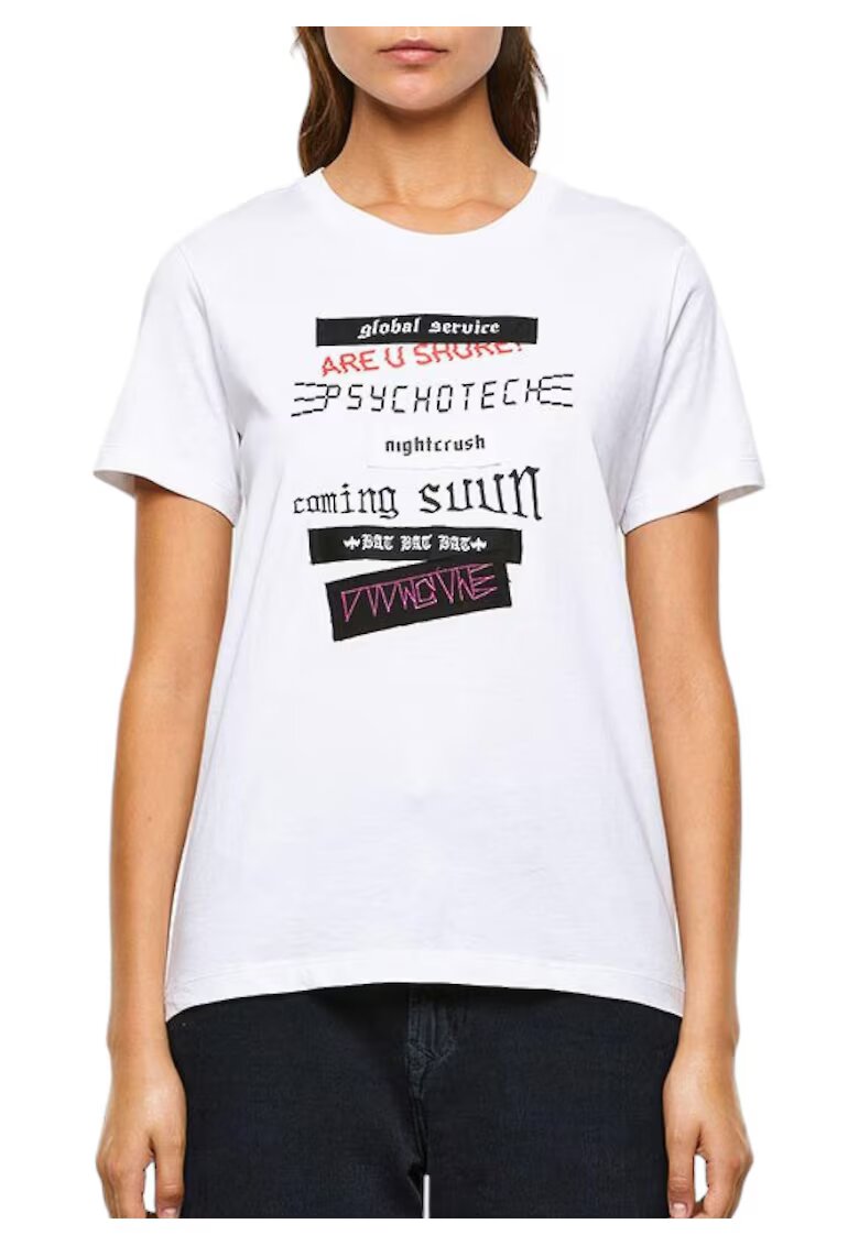Diesel Tricou Cu Decolteu La Baza Gatului Sily -