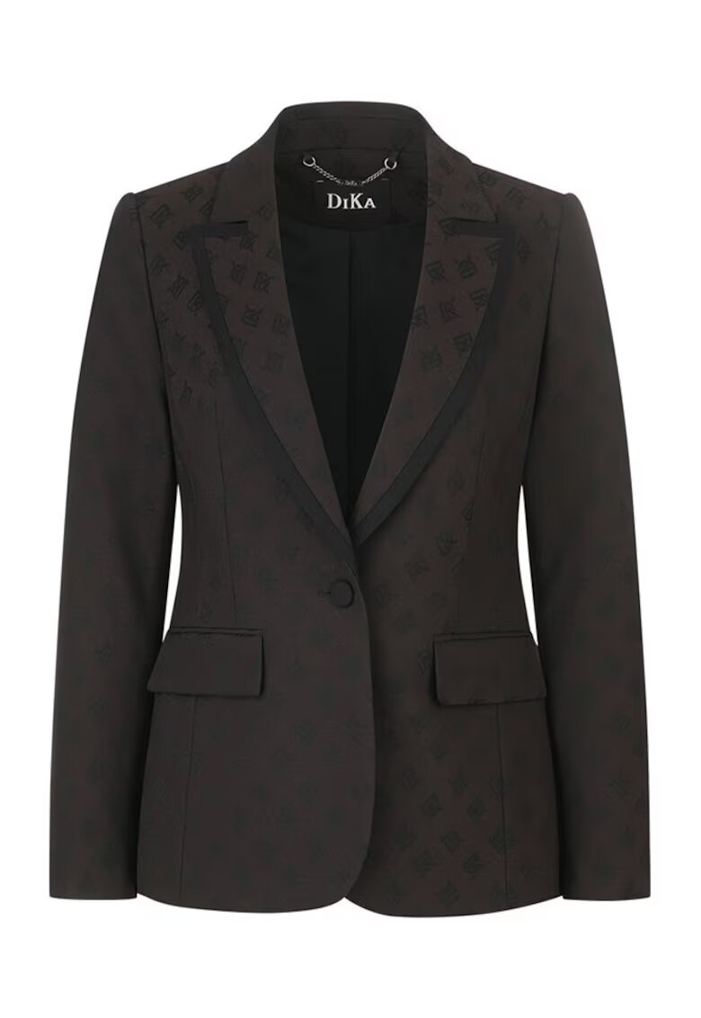 DiKa Blazer cu imprimeu logo