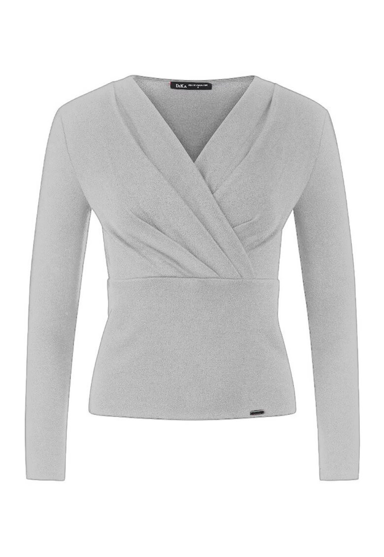 DiKa Bluza cu decolteu cache coeur si insertii de lurex