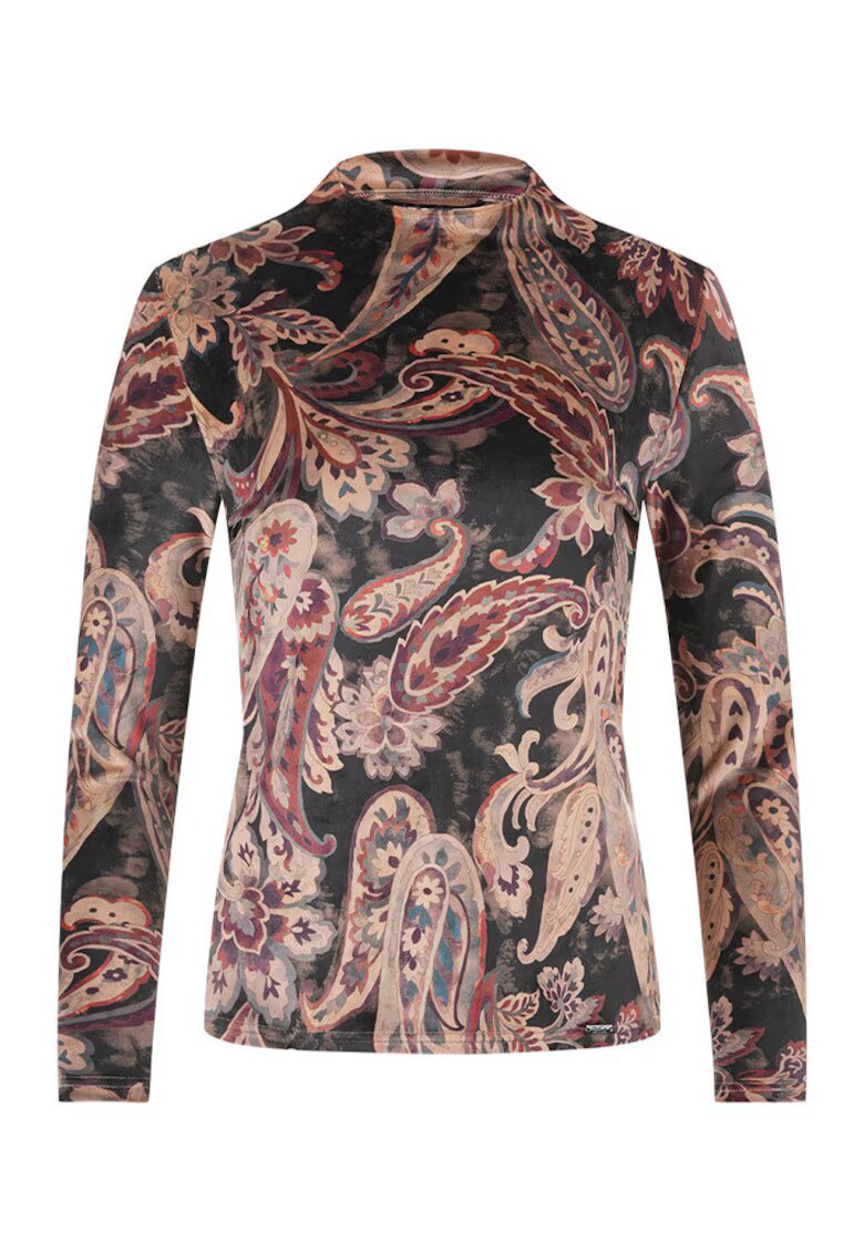 DiKa Bluza cu motive Paisley supradimensionate