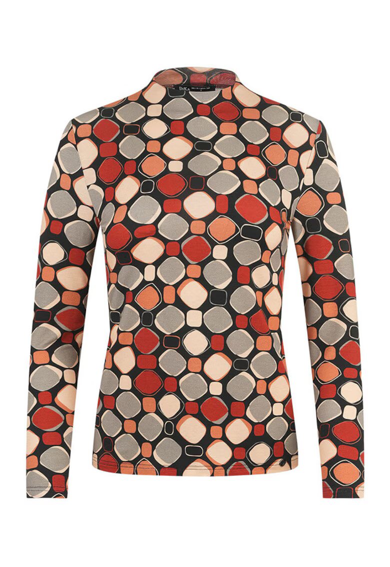 DiKa Bluza din amestec de lyocell - cu imprimeu geometric