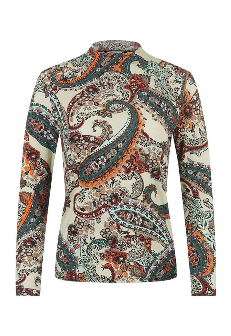 DiKa Bluza din amestec de lyocell cu imprimeu paisley