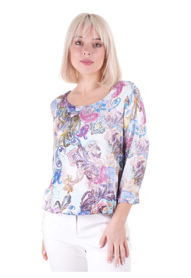 DiKa Bluza din viscoza cu imprimeu Paisley