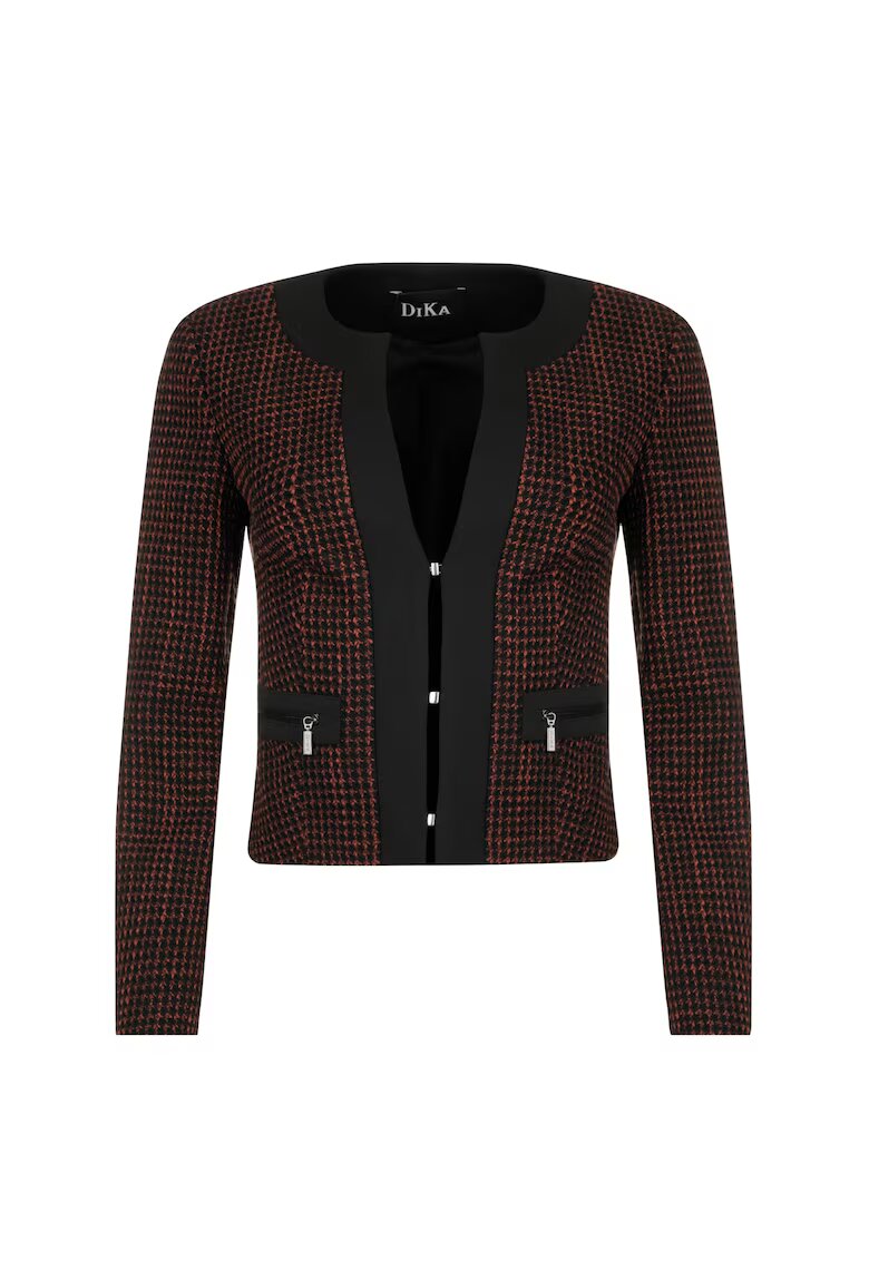 DiKa Cardigan cambrat cu aspect texturat
