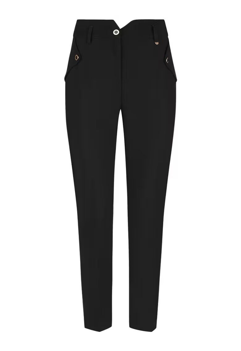DiKa Pantaloni crop cu croiala conica