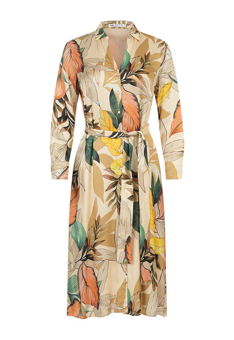 DiKa Rochie-camasa cu motive tropicale