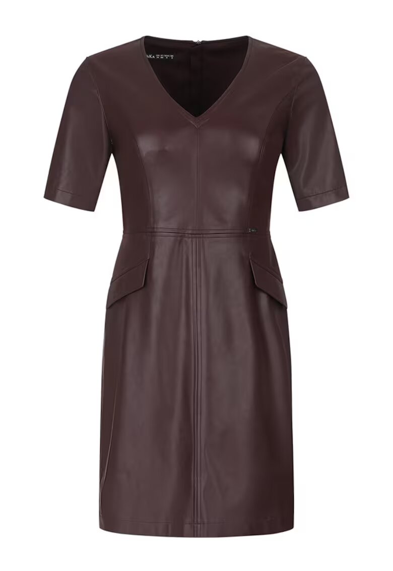 DiKa Rochie din piele ecologica