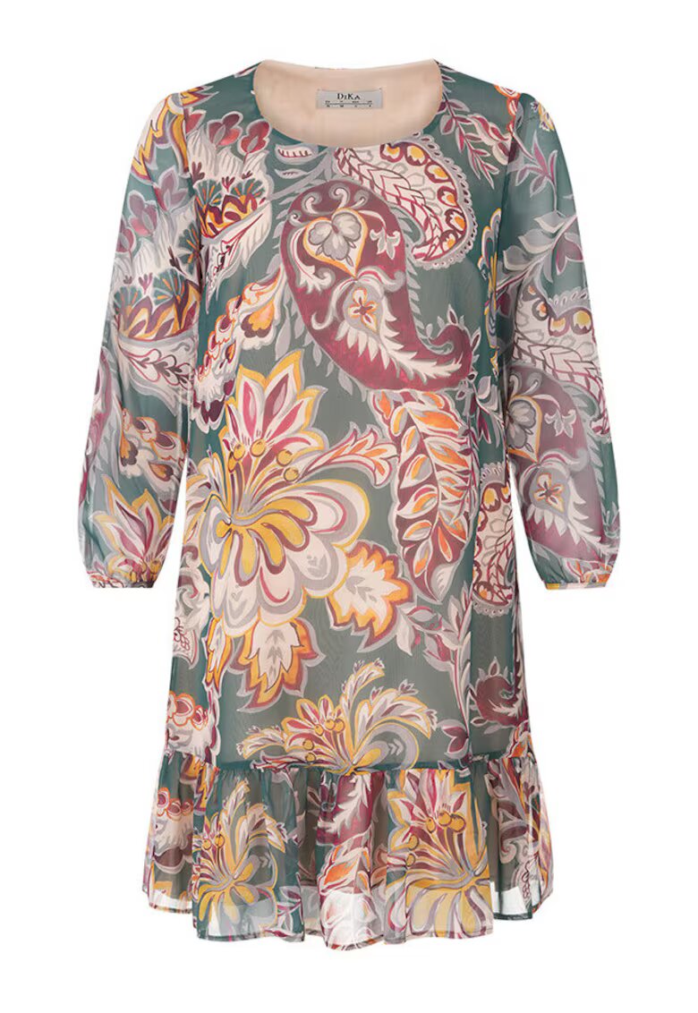 DiKa Rochie scurta imprimeu paisley