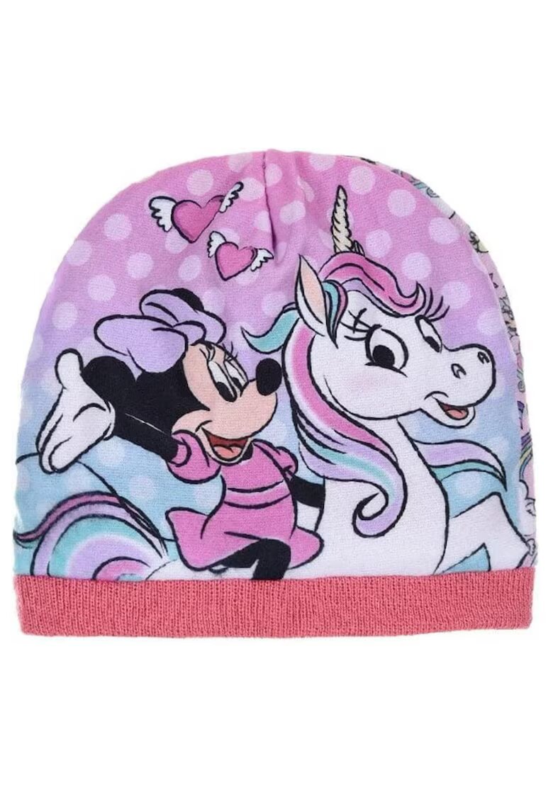 Disney Caciula de iarna pentru fetite - Minnie Mouse - roz - 54