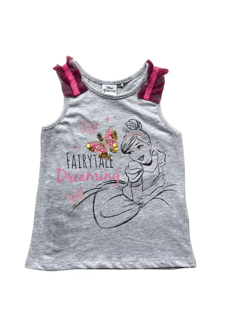 Disney Princess Maiou fete - Princess Disney - Bumbac - Gri -