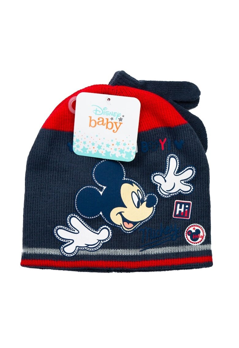 Disney Set caciula si manusi Miki - granat -