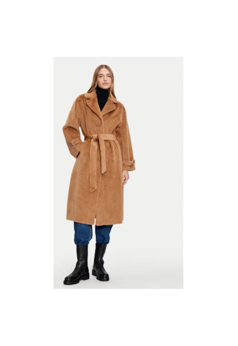 DIXIE Palton dama - 304801662 - Poliester - Maro - Maro
