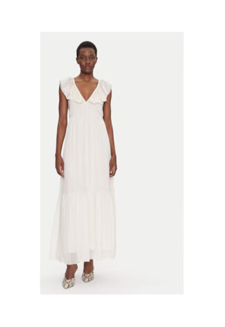 DIXIE Rochie de vara - bej - 70% viscoza - 30% matase -