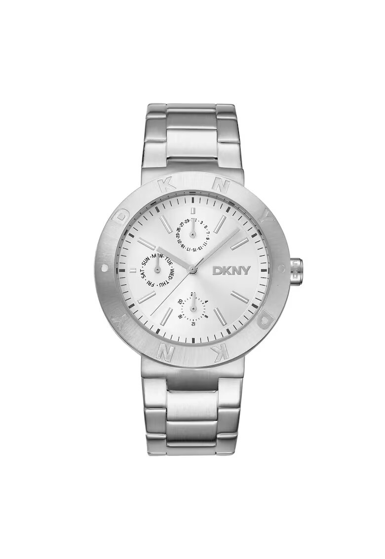 DKNY Ceas dama DK1L022M0015 - otel - 38mm - gri - mecanism quartz - rezistent la apa 5 ATM