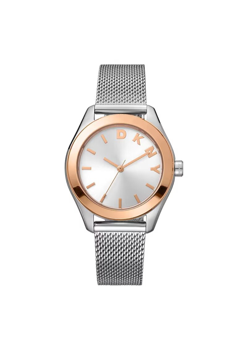 DKNY Ceas dama DK1L032M0055 - otel - 34mm - argintiu - mecanism quartz - rezistent la apa 5 ATM