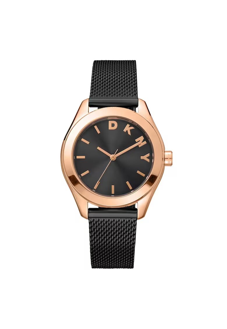 DKNY Ceas dama DK1L032M0065 negru otel 34mm 5ATM
