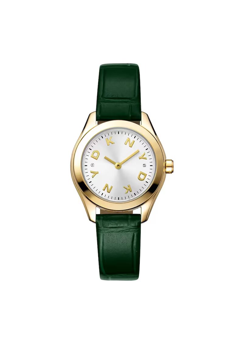 DKNY Ceas dama DK1L033L0025 verde 30mm piele ecologica