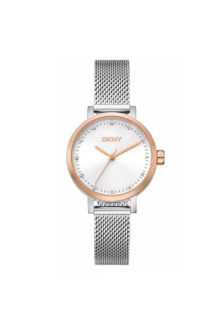 DKNY Ceas dama DK1L037M0065 - otel - 5 ATM - 30 mm - argintiu