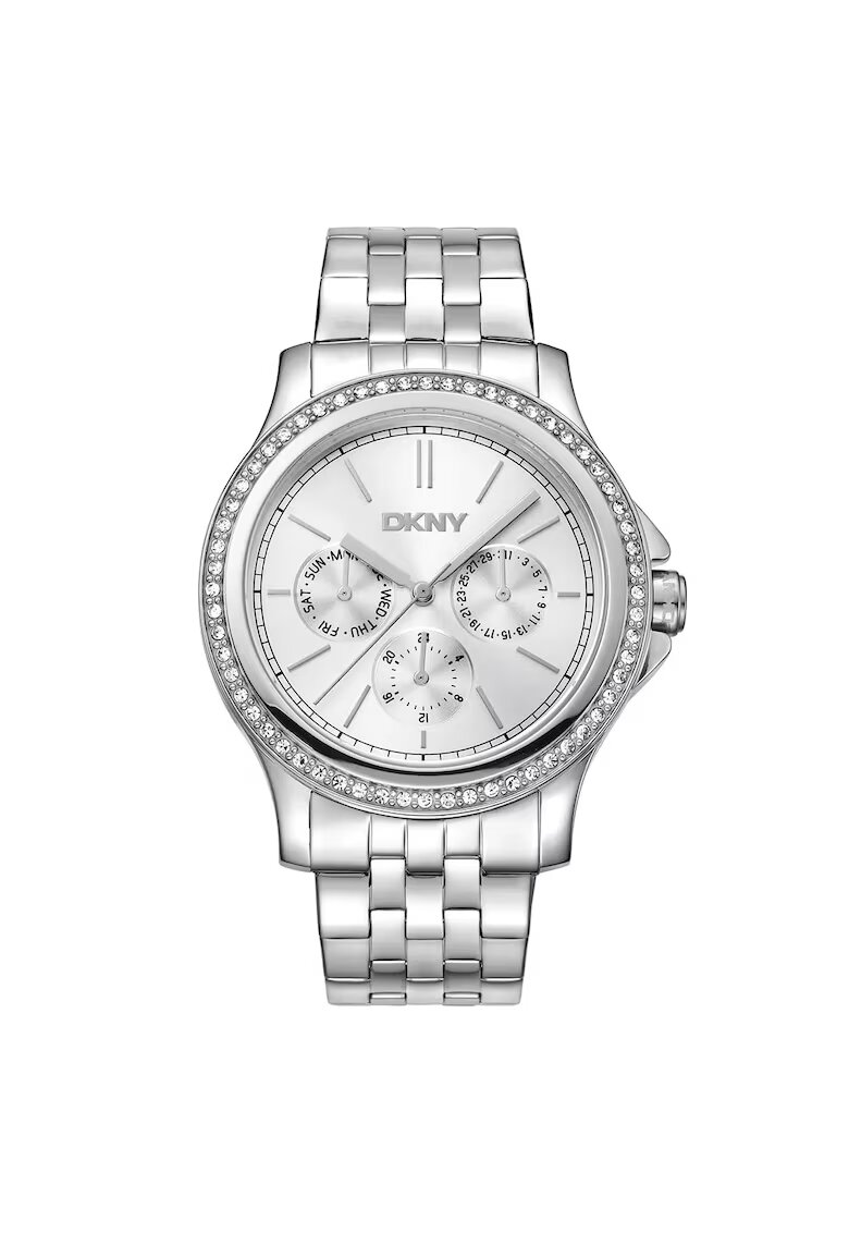DKNY Ceas dama DK1L064M0045 - otel - 40mm - gri - mecanism quartz - rezistent la apa 5 ATM