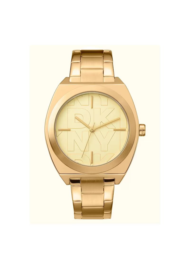 DKNY Ceas dama model DK1L039M0025 - otel - auriu - 38mm - mecanism quartz - rezistenta la apa 5 ATM