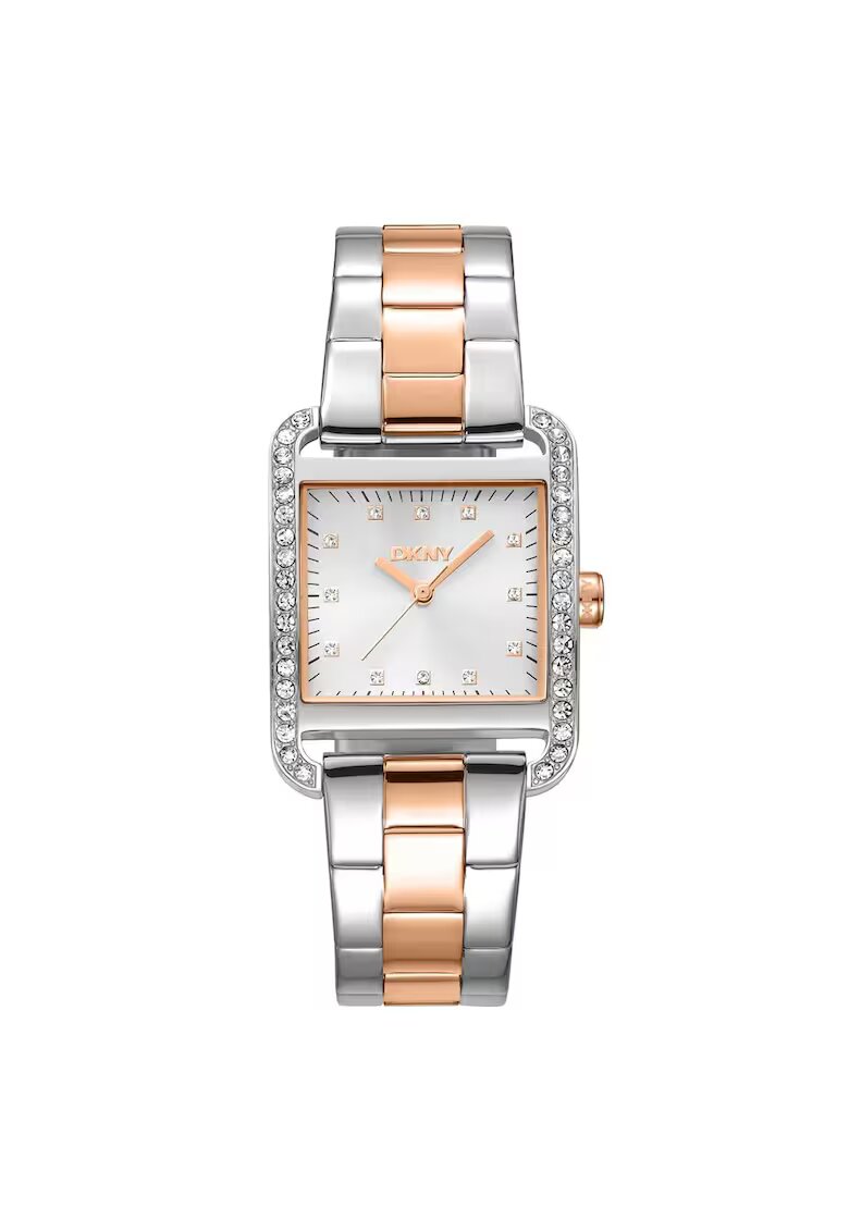 DKNY Ceas de mana dama model DK1L003M0055 - argintiu/auriu - 31-34 mm - curea din otel