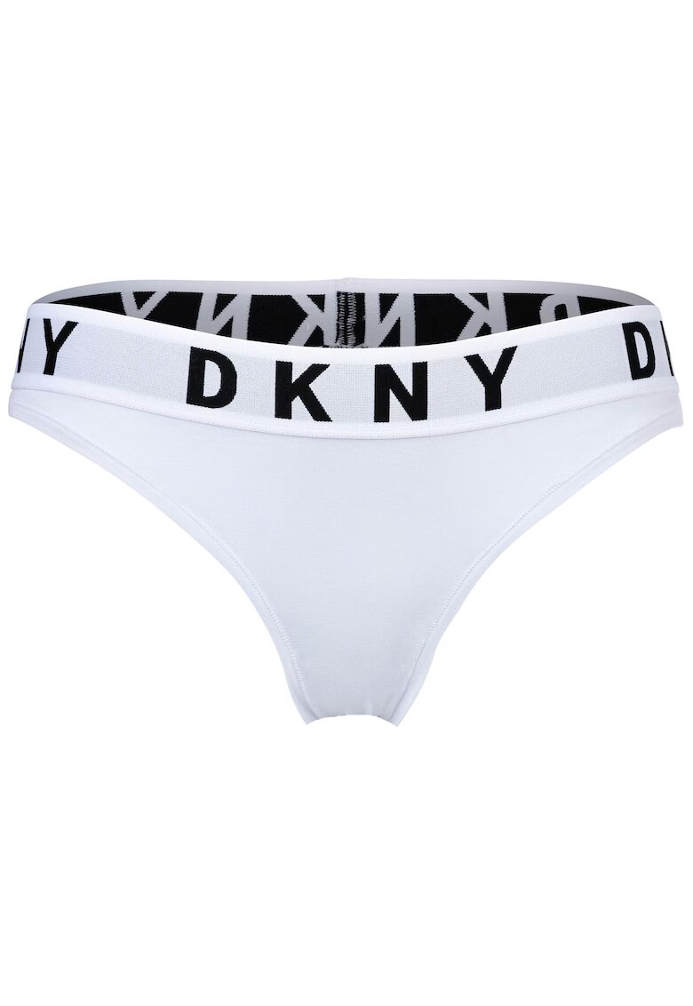 DKNY Chiloti cu banda logo in talie - Alb