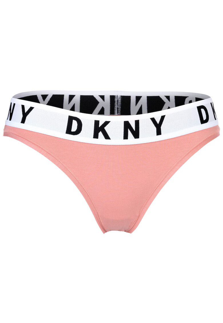 DKNY Chiloti cu banda logo in talie - Roz