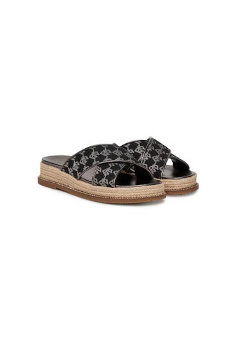 DKNY Espadrile dama K1564874 - Textil - Negru