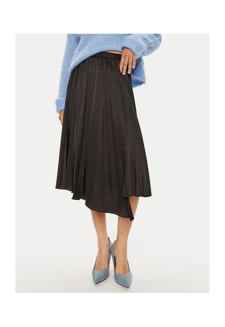 DKNY Fusta dama - 304218699 - Poliester - Negru - Negru