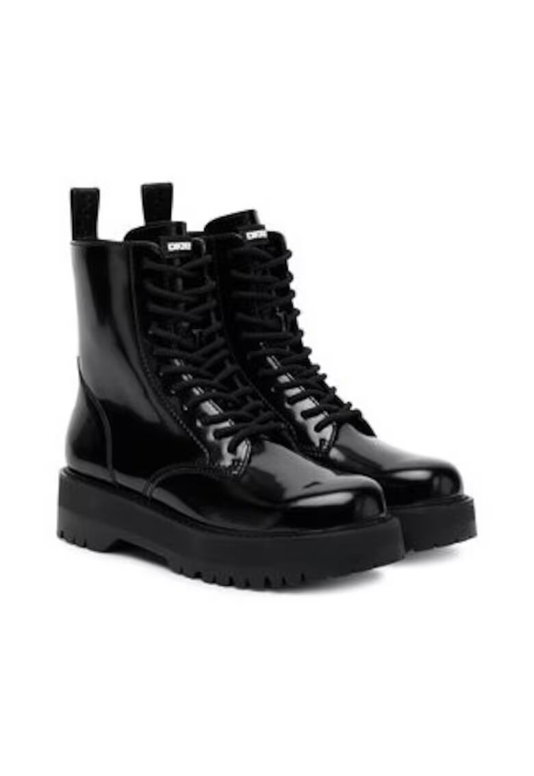 DKNY Ghete dama - piele ecologica - culoare negru