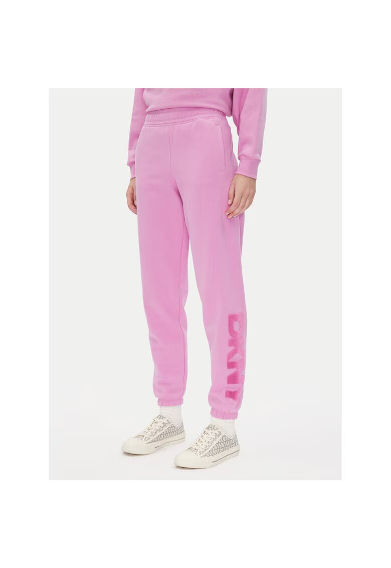 DKNY Pantaloni de trening dama DP5P3585 - Bumbac/Poliester - Roz - Roz