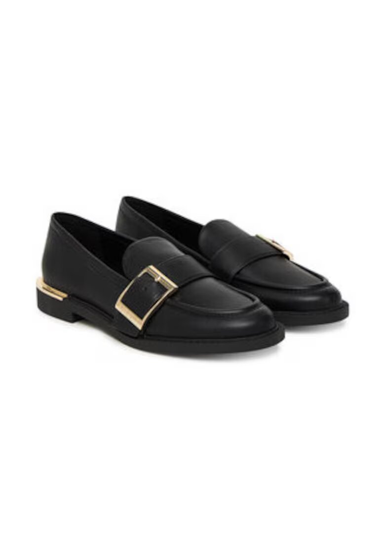 DKNY Pantofi dama - piele ecologica - auriu/negru