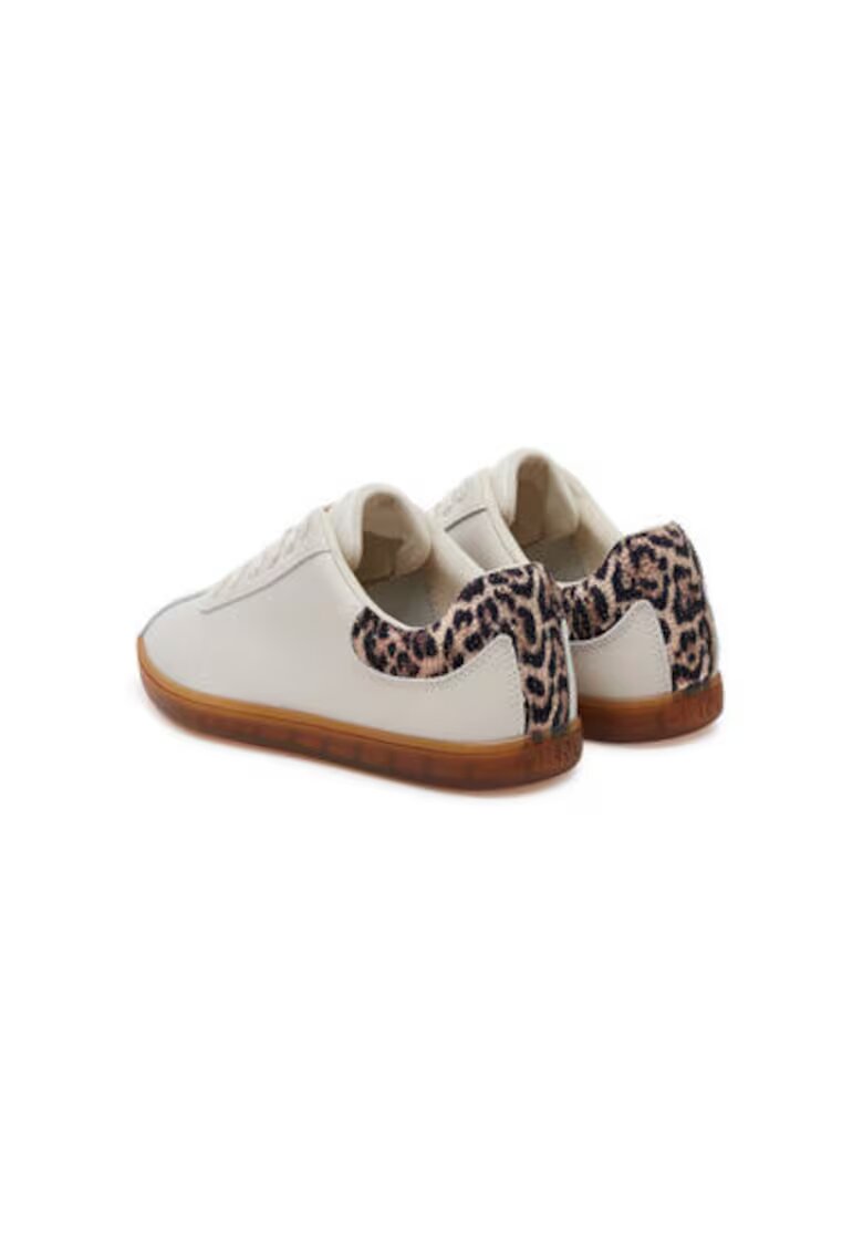 DKNY Pantofi sport dama - K1567385 - Piele naturala - Ecru