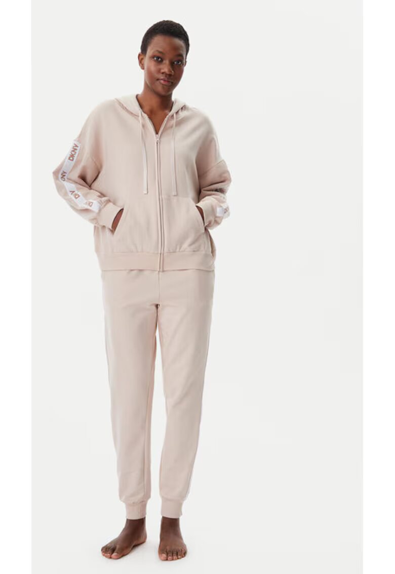 DKNY Pijama dama - 305145628 - Bumbac/Poliester - Bej