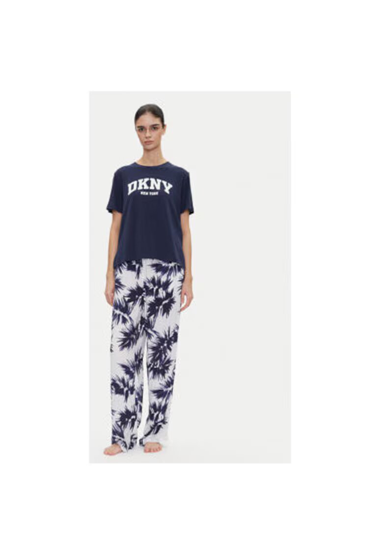 DKNY Pijama dama YI70052 - Viscoza - Bleumarin