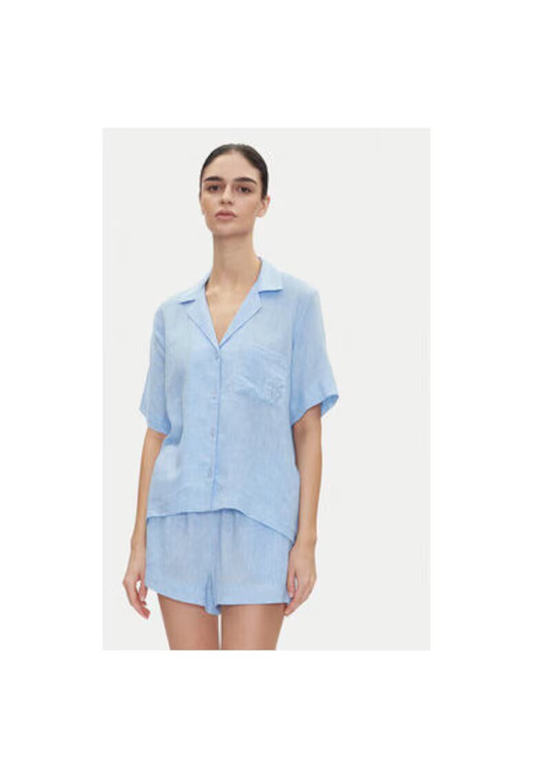 DKNY Pijama dama YI90054 - Viscoza/In - Albastru deschis