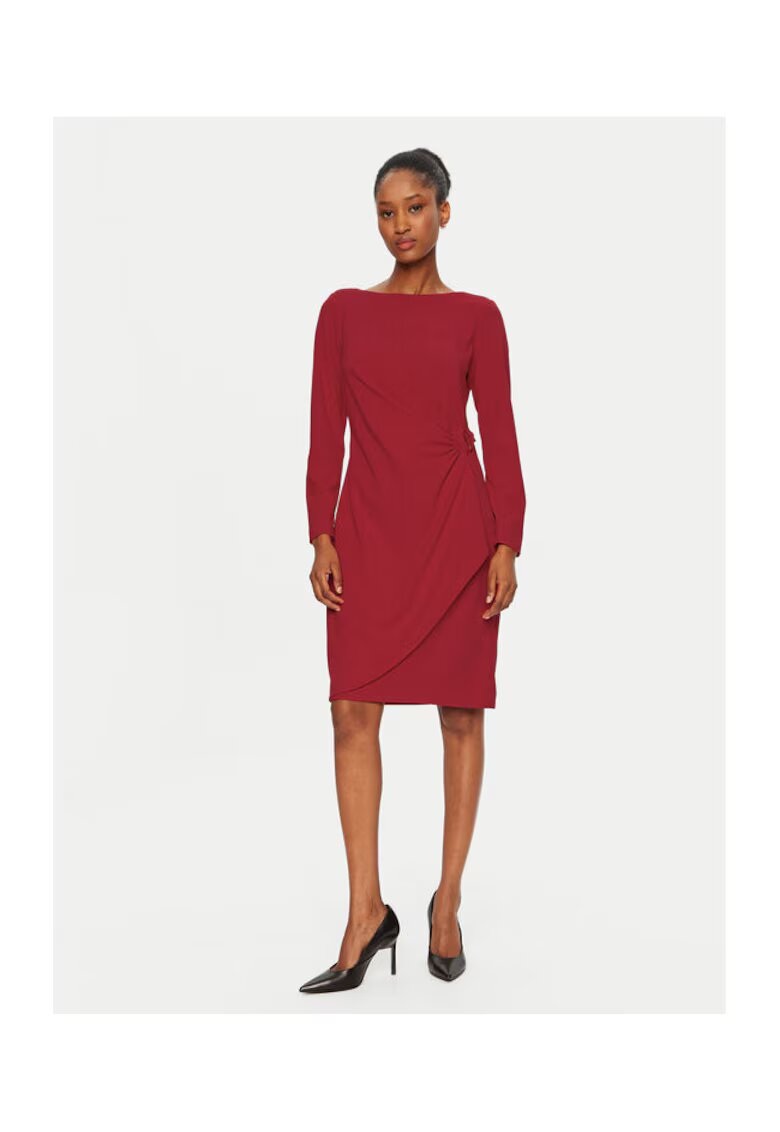 DKNY Rochie dama - 304268328 - Poliester - 37954 - Negru