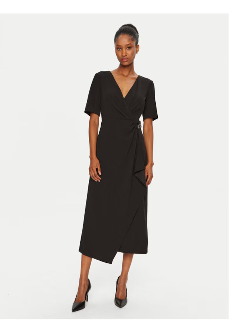 DKNY Rochie dama - 304268342 - Poliester - Negru - Negru