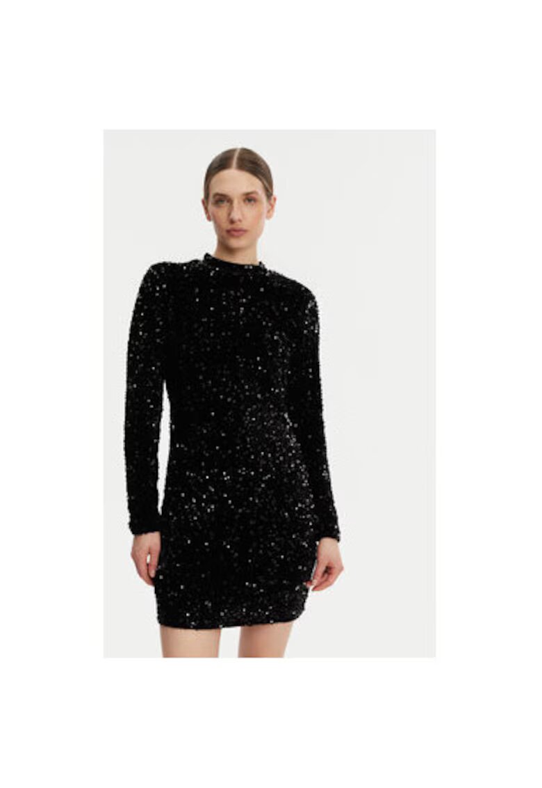DKNY Rochie dama P4ID6XQY - Poliester - Negru - Negru