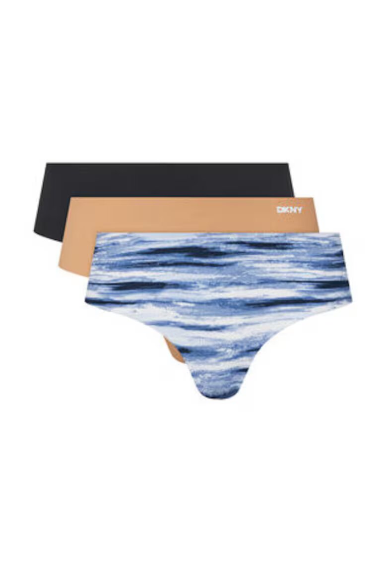DKNY Set 3 perechi chiloti de baie dama - nylon/elastan - multicolor -