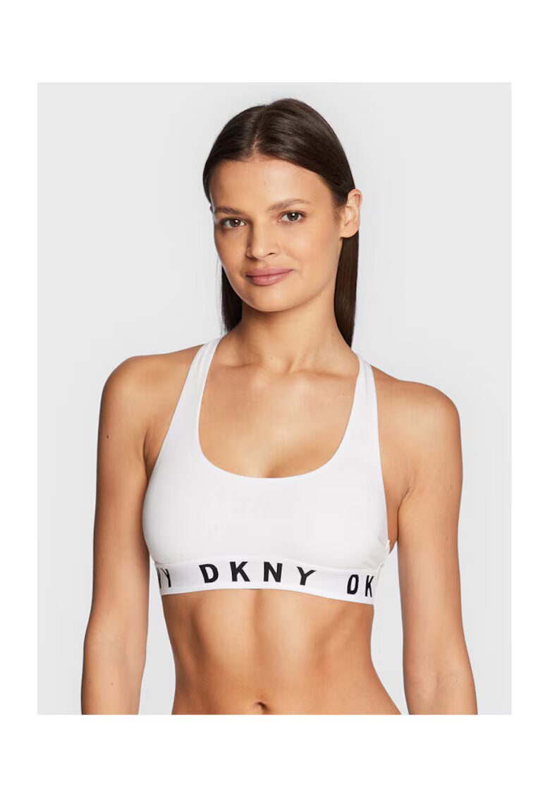 DKNY Sutien dama - 207600058 - Bumbac/Modal - Alb - Alb